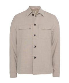 Heren overshirt beige