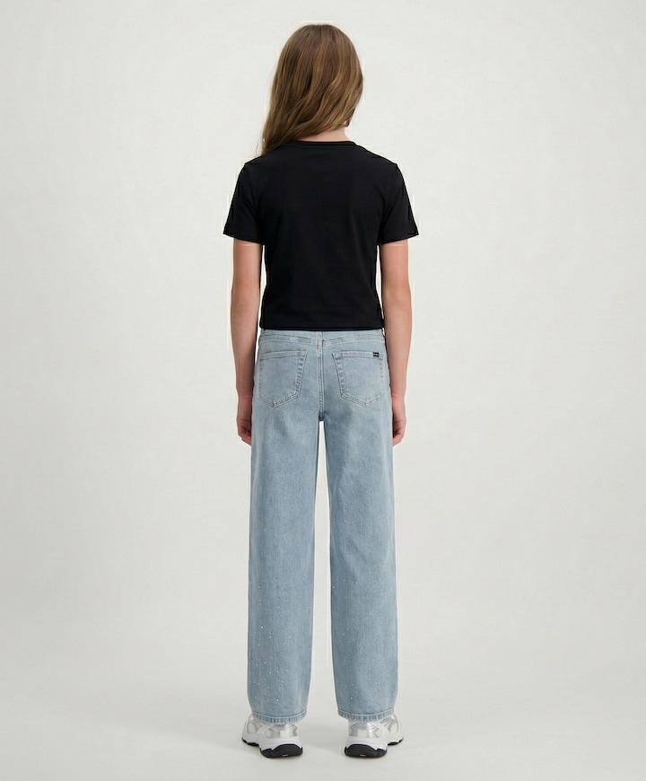 YARA Den. Blue Used jeans blauw