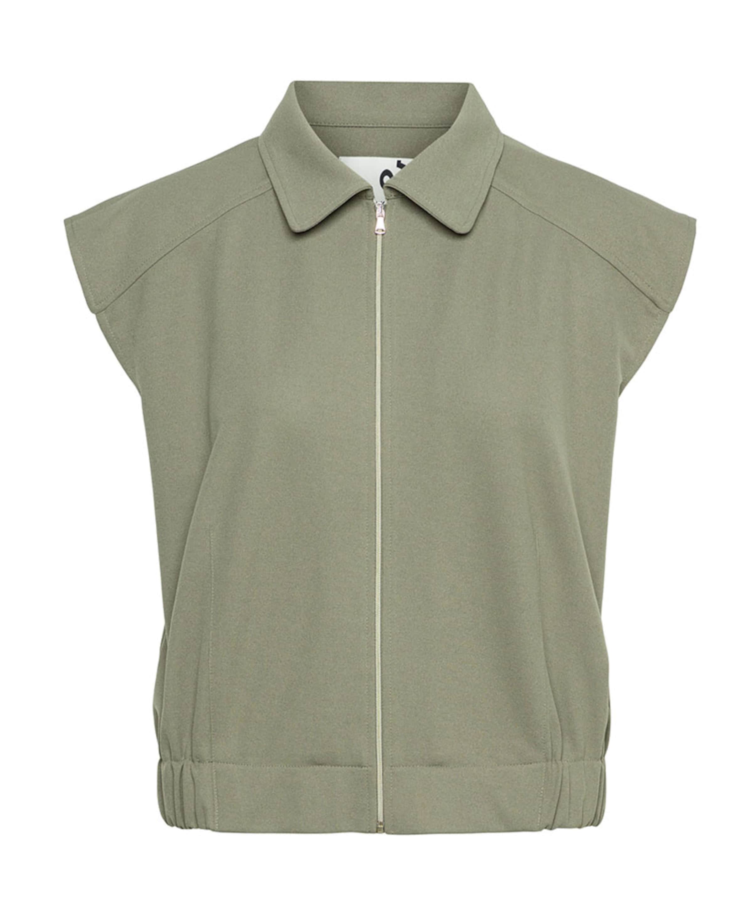 Dames gilet groen