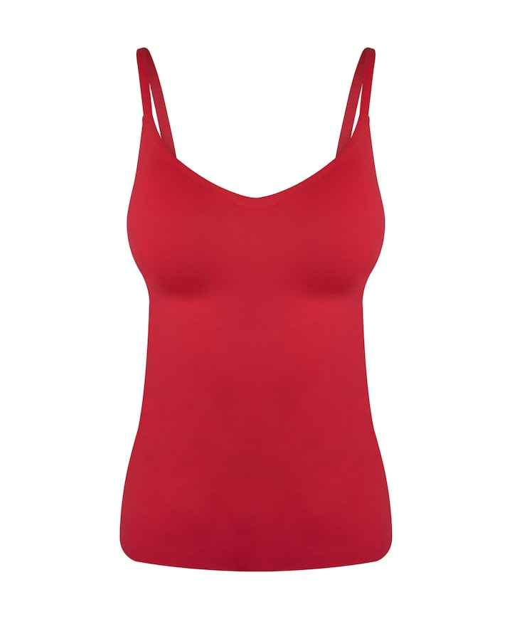 Dames shapewear top rood