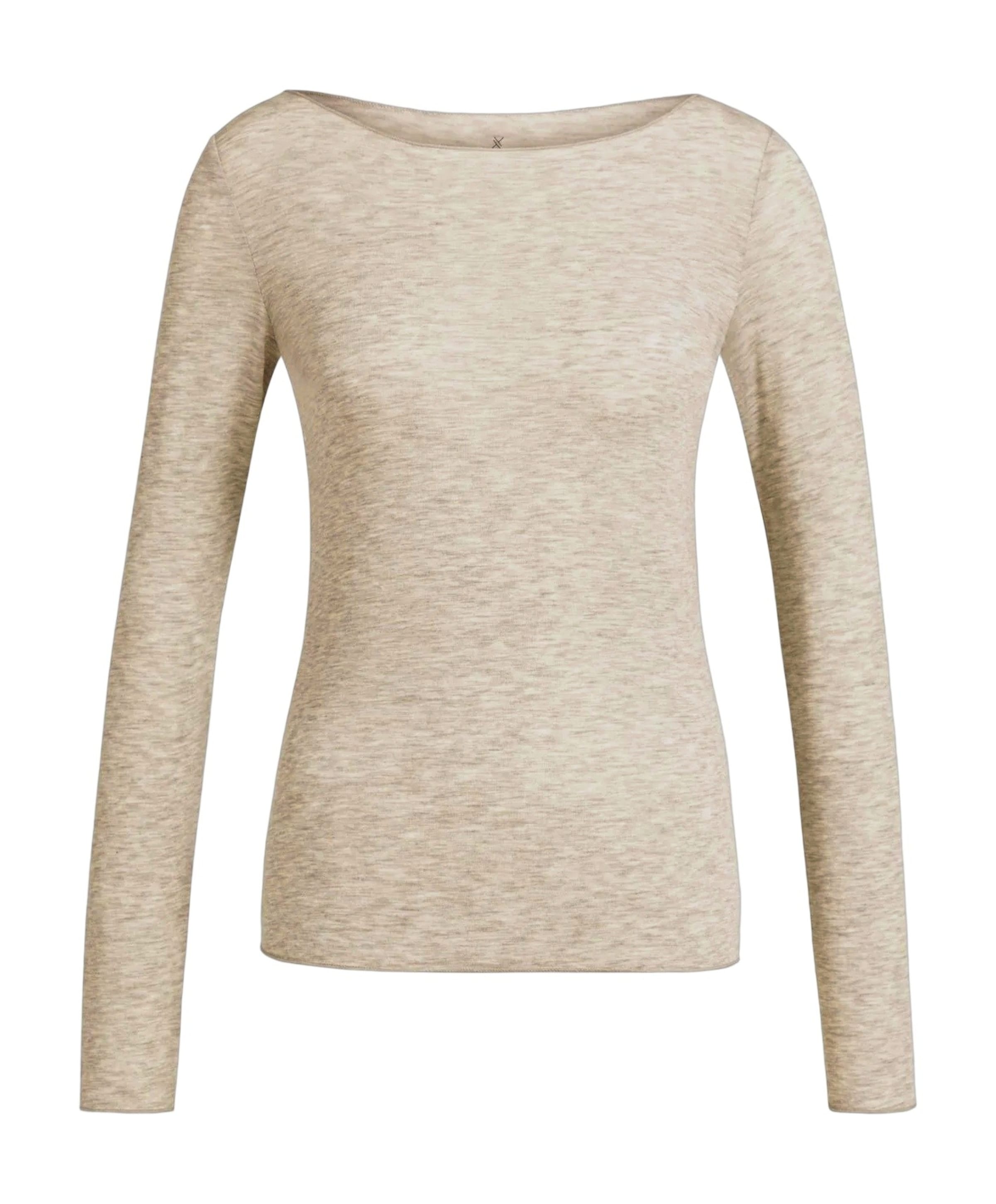 Dames longsleeve beige