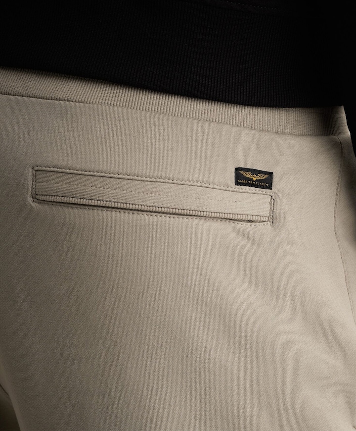 ELEVATED SWEAT PANTS PEACHED TERRY heren broek beige