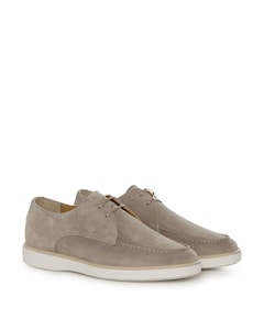 heren veterschoenen beige