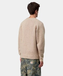 Heren sweater beige