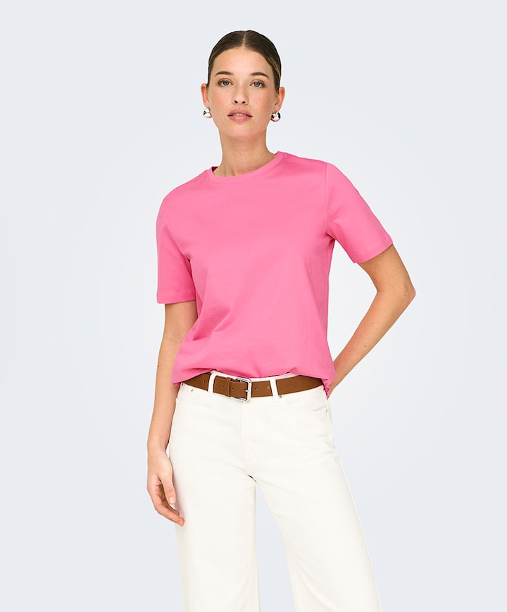 Dames T-shirt roze
