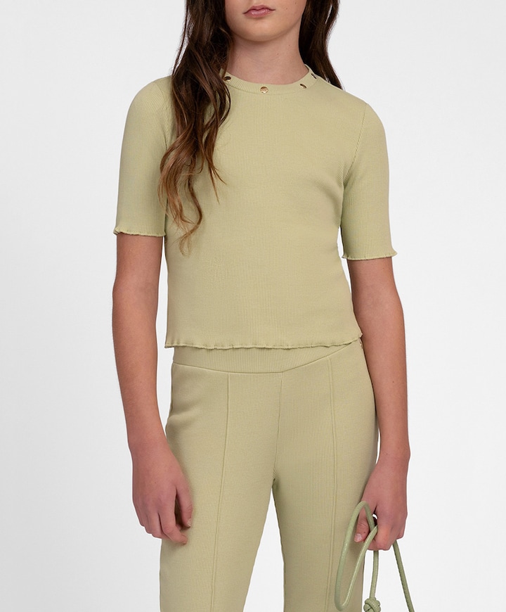 Meisjes T-shirt groen