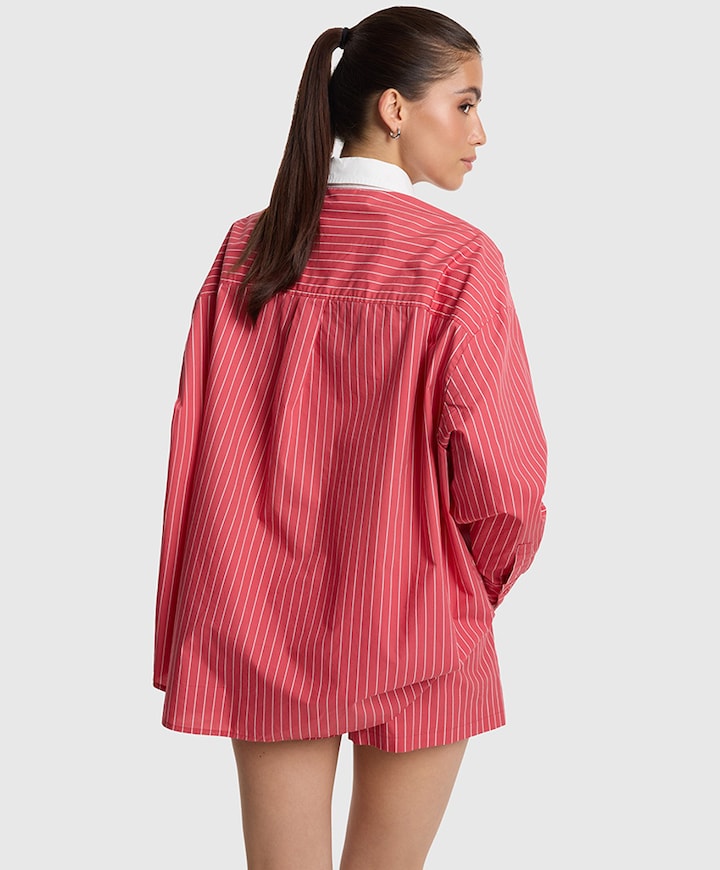 Dames blouse rood