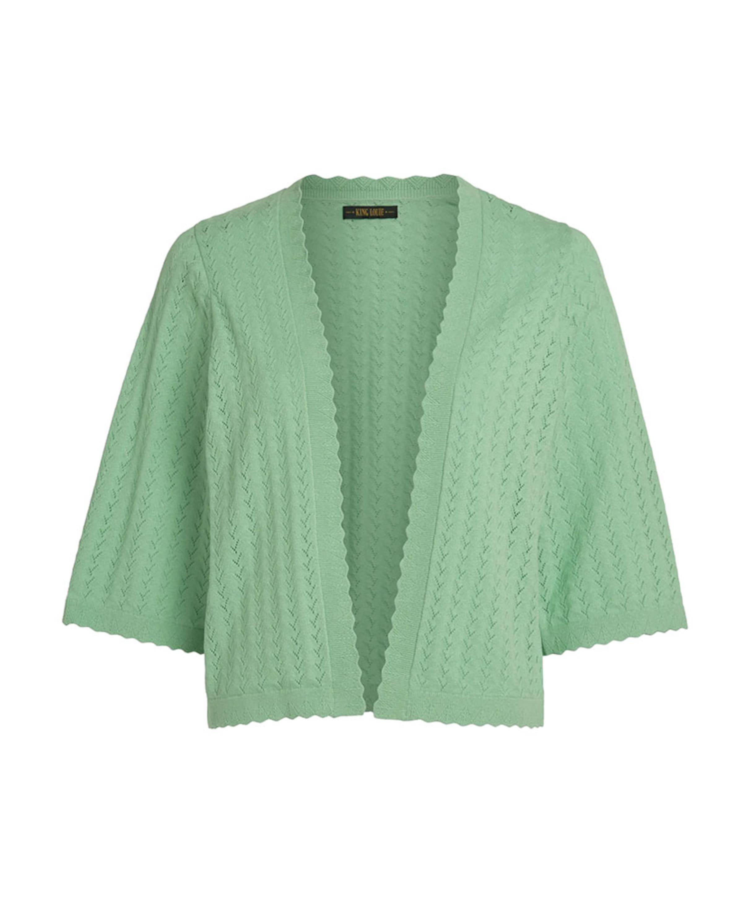Dames vest groen