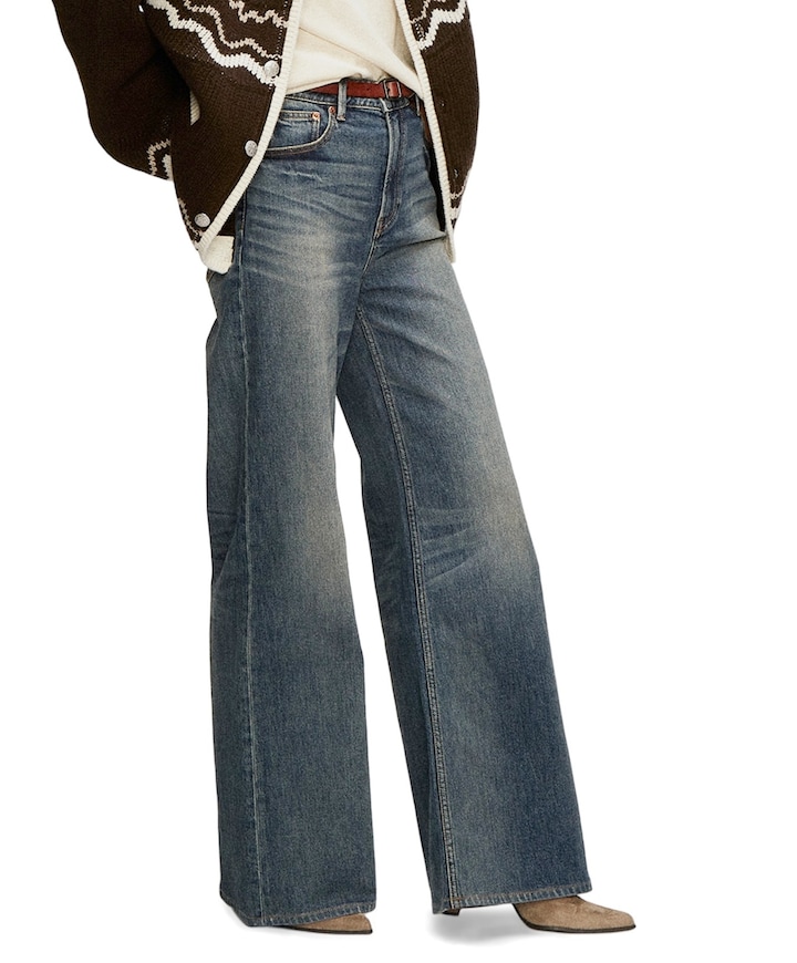 MIKU TSUMUGI dames jeans blauw