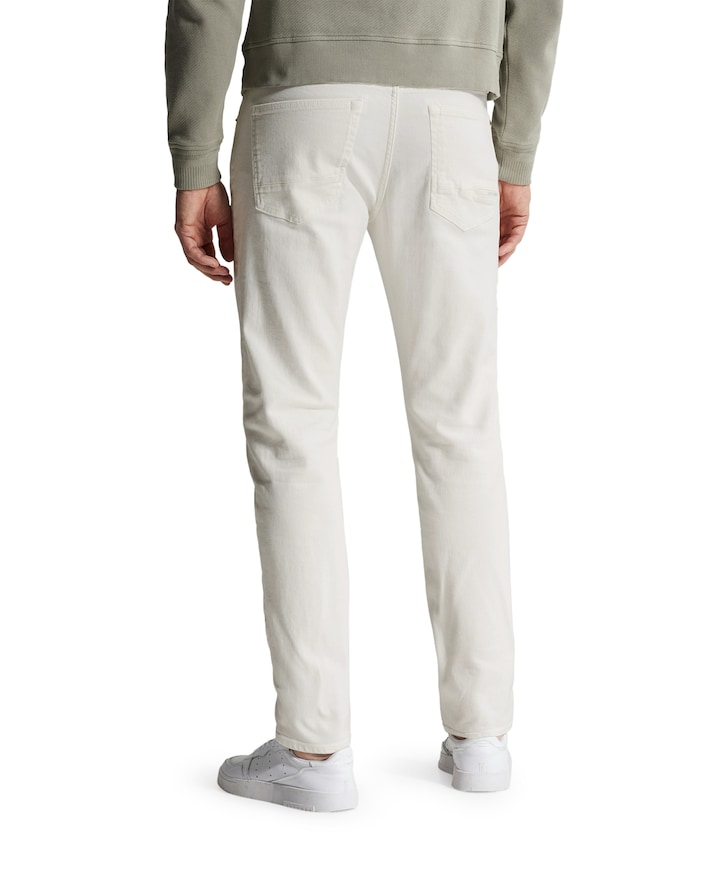 VALVER REGULAR SLUB STRETCH heren jeans wit