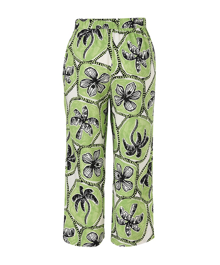 7/8 dames broek groen