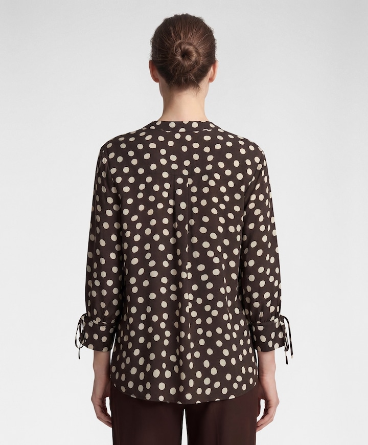 Dames blouse bruin