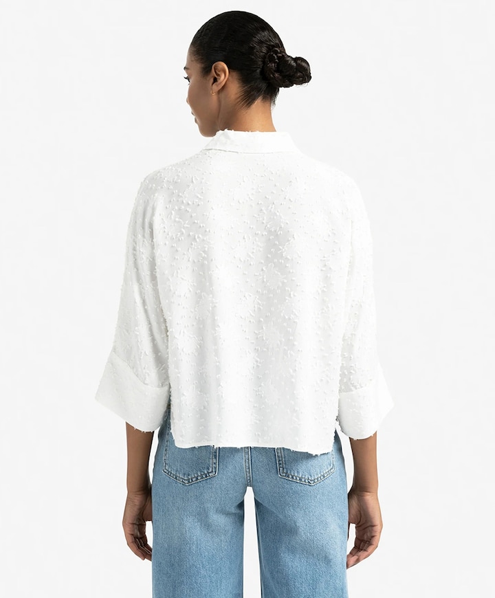 Blouse ecru