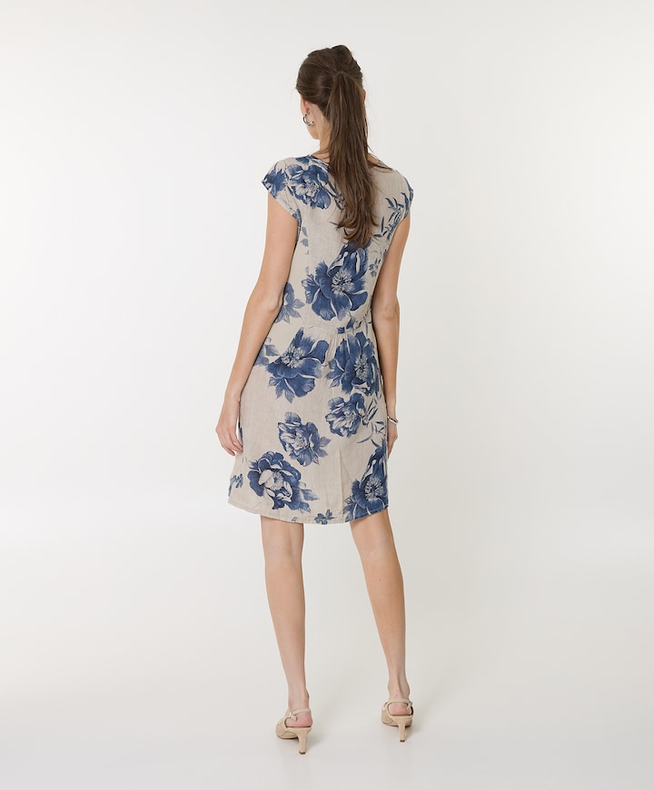 Dames jurk beige