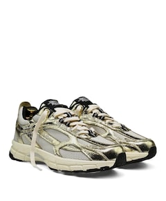 The Re-Run Cracked dames sneakers goud