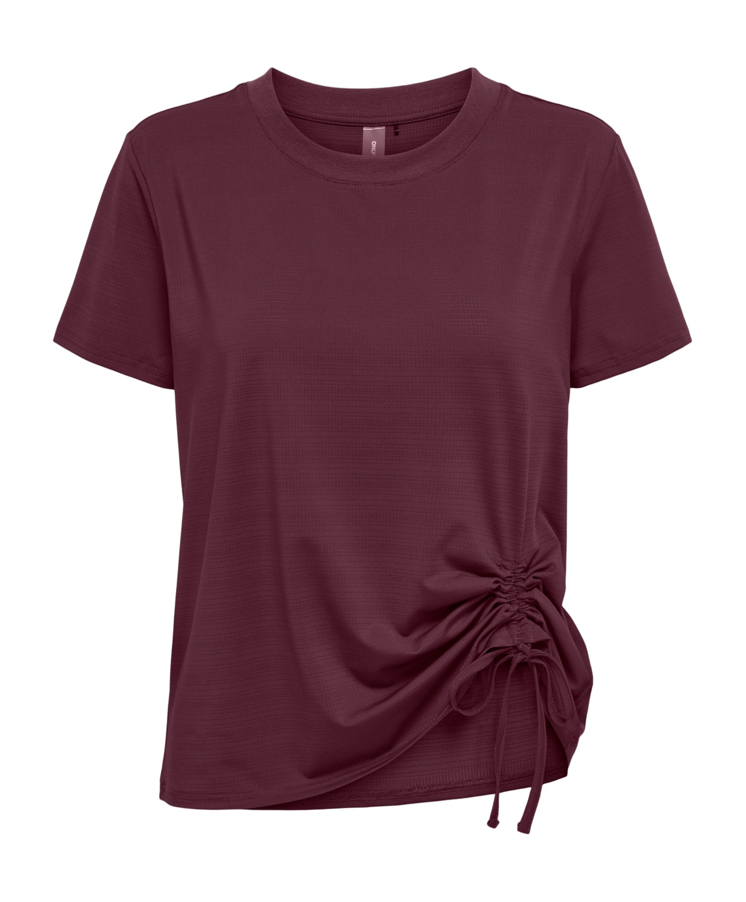 Dames t-shirt bordeaux