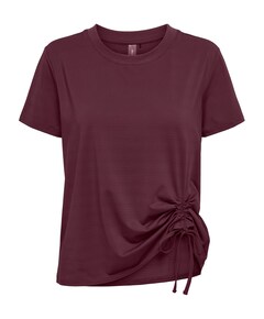 Dames t-shirt bordeaux