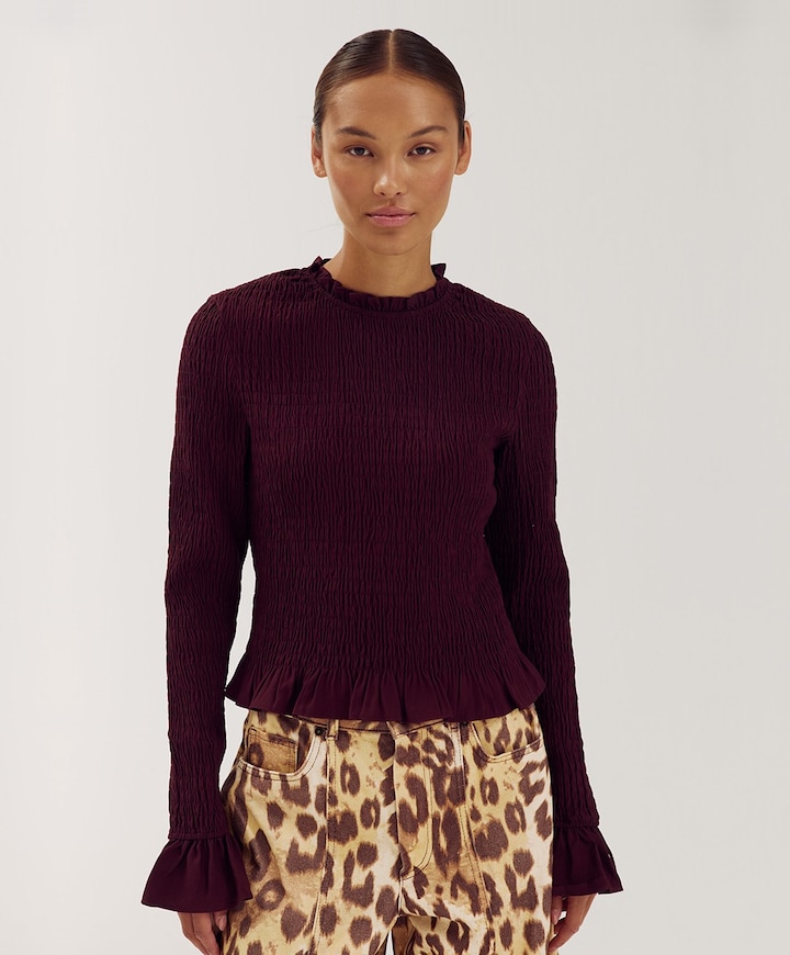 Dames trui bordeaux