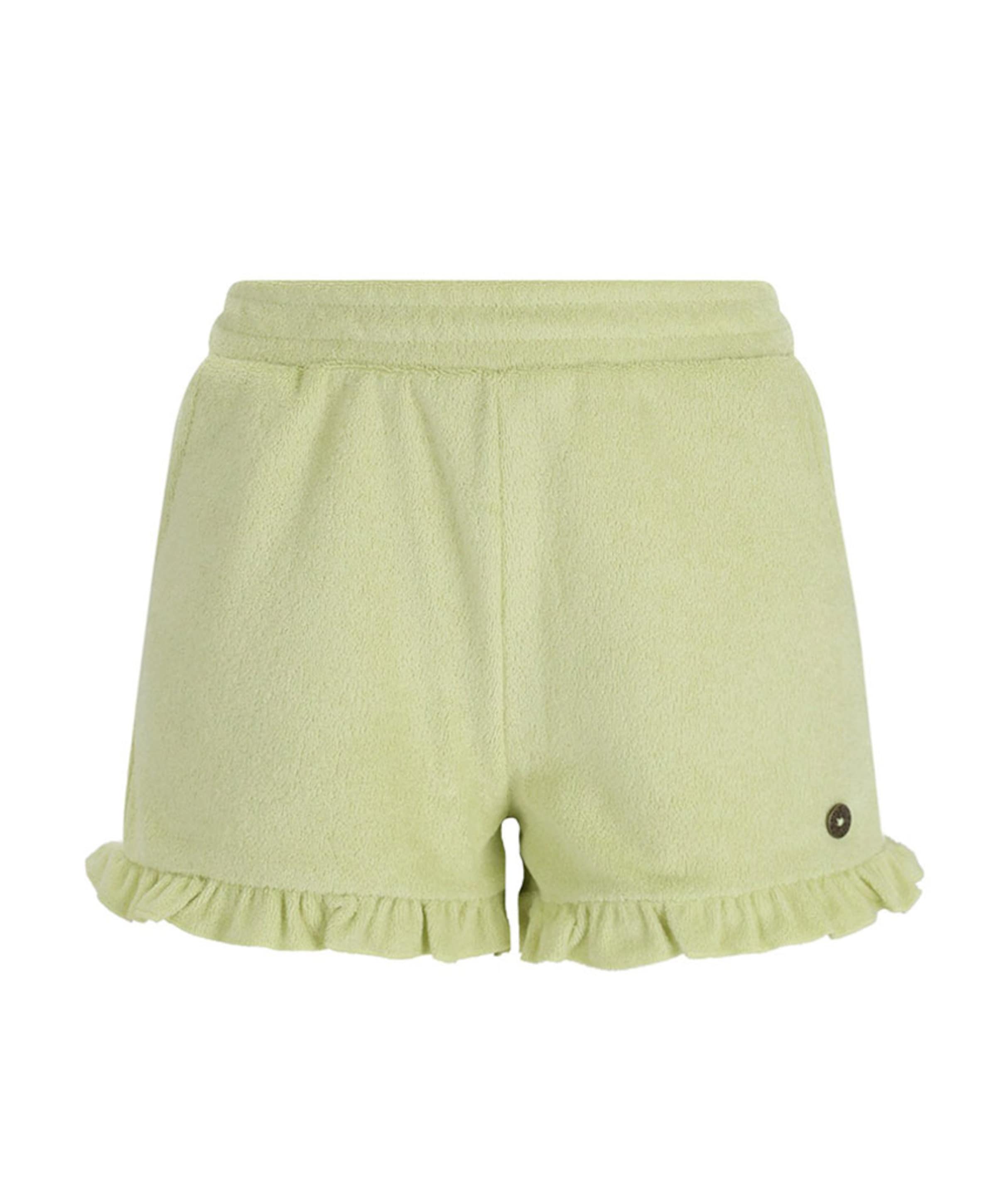 Faje ruffle meisjes korte broek groen