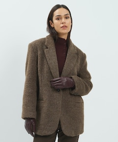 Dames blazer bruin