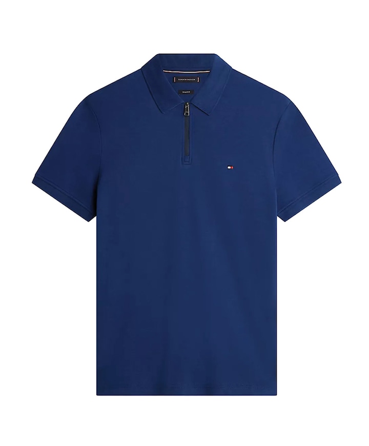 Heren polo blauw