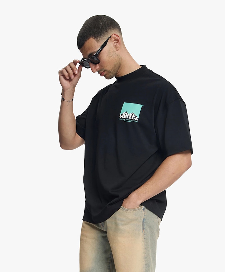 Heren T-shirt zwart