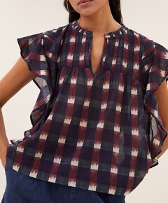 Dames blouse bordeaux