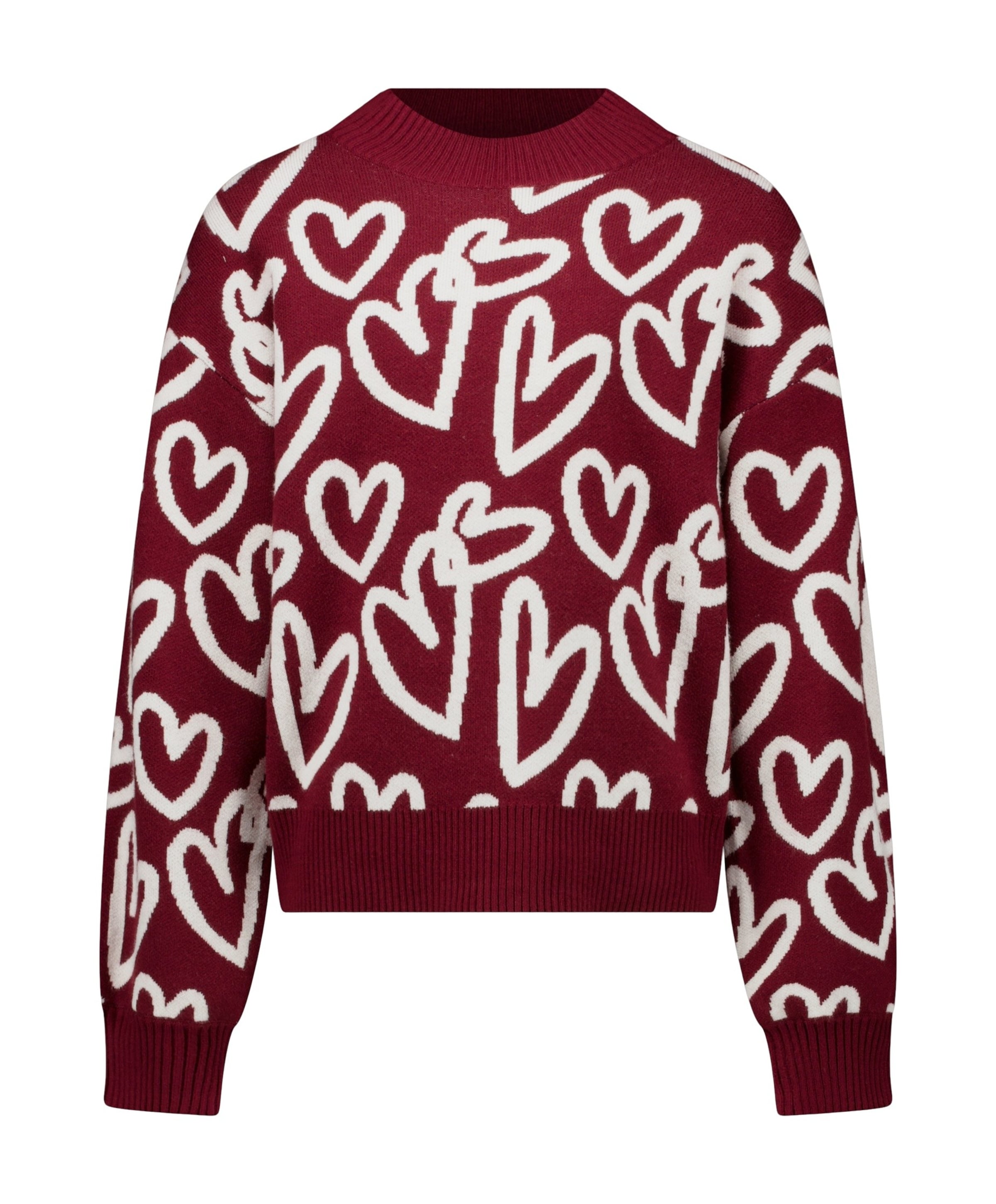 Meisjes trui bordeaux