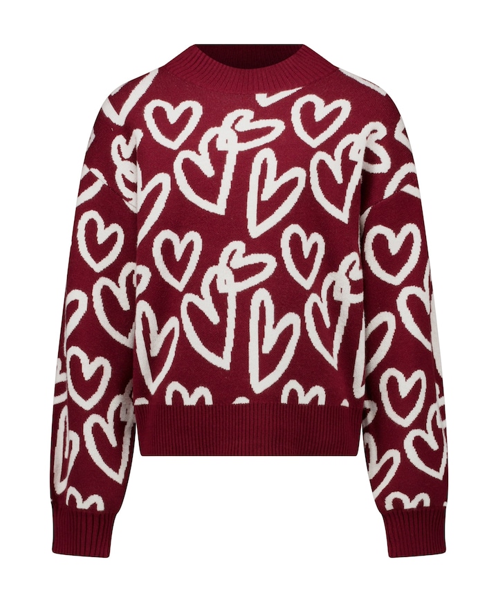 Meisjes trui bordeaux