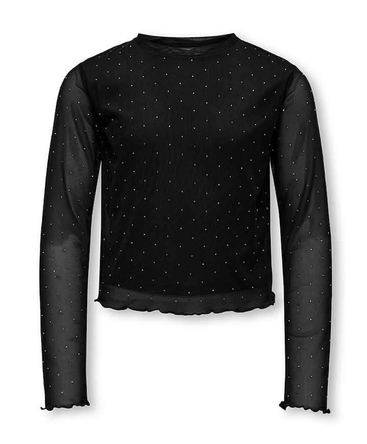 Meisjes longsleeve zwart
