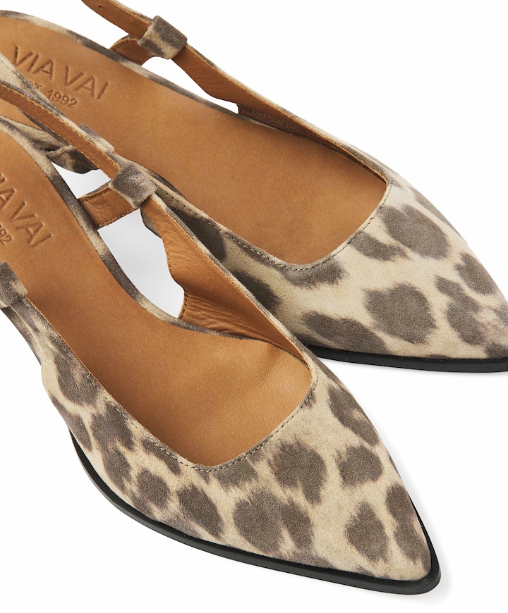Lea Elina dames slingbacks bruin