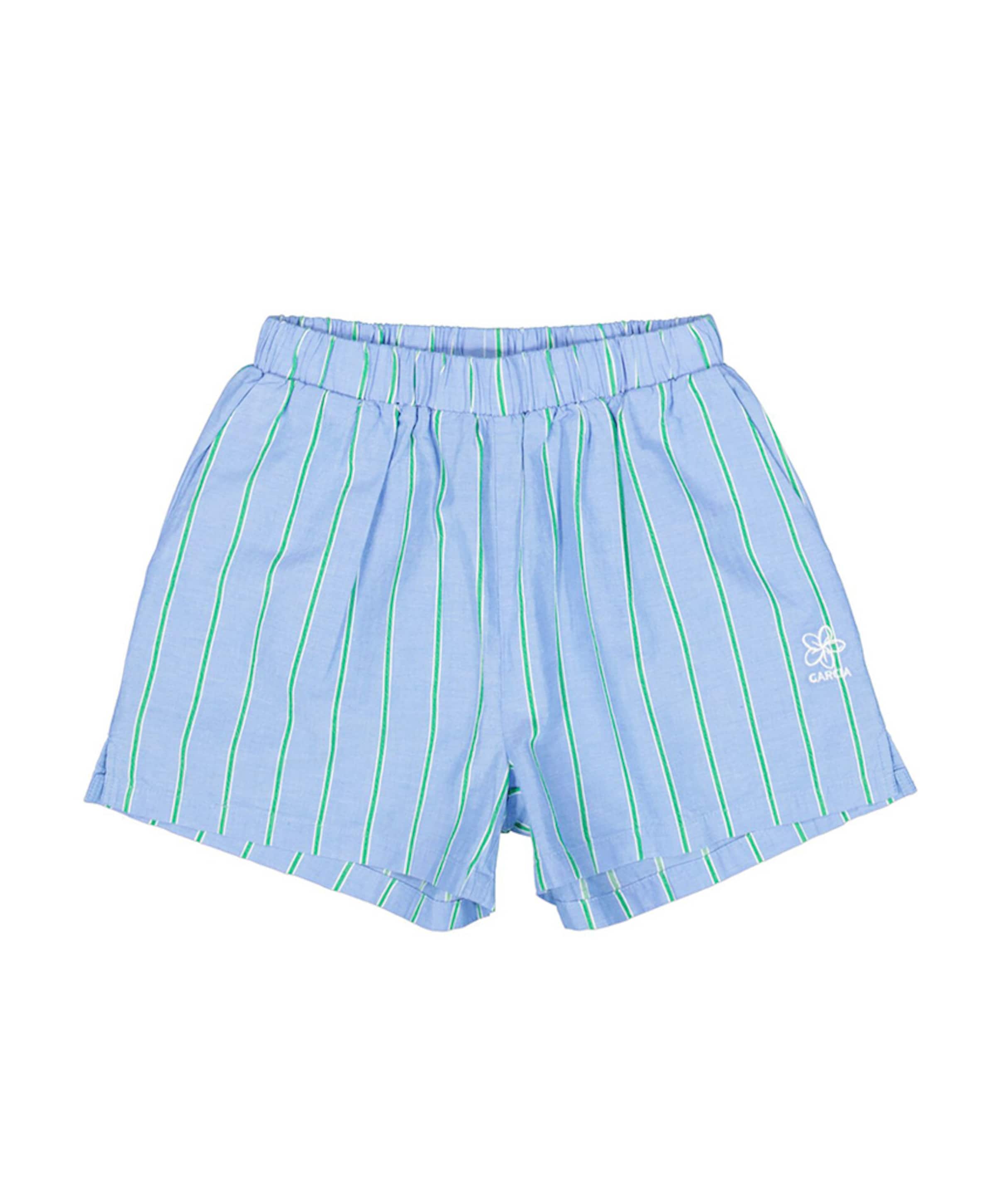 Q262530_girls short meisjes korte broek blauw