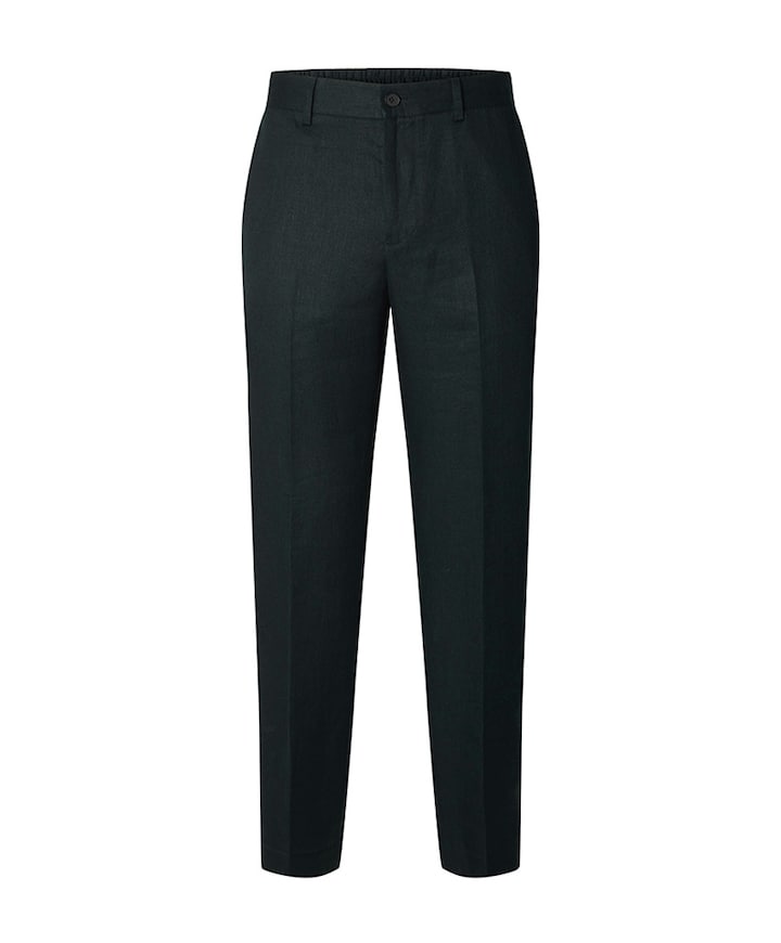 SLHREG-ENZO LINEN TRS heren broek zwart
