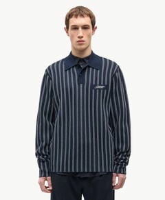Heren polo blauw