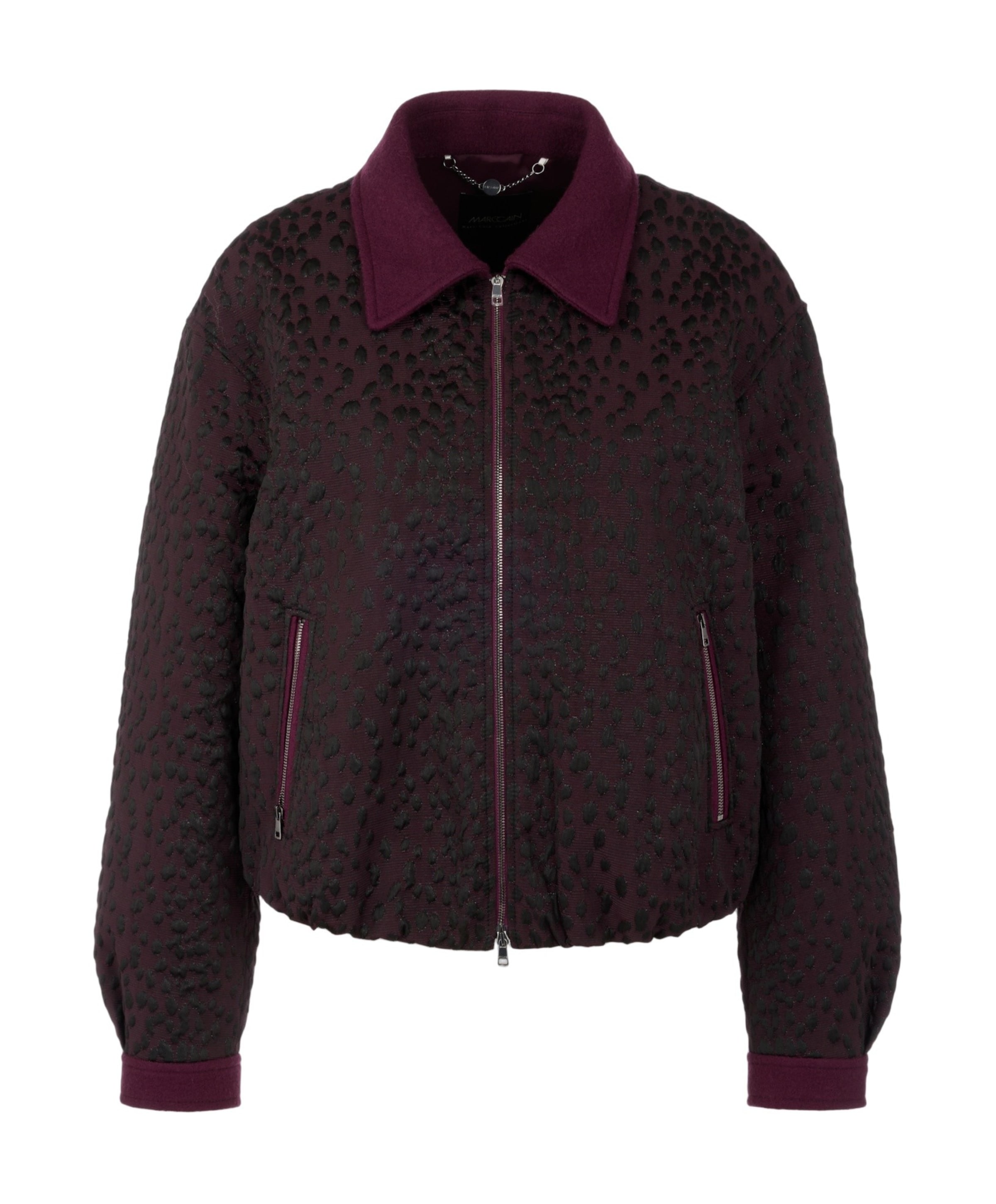 Dames jas bordeaux
