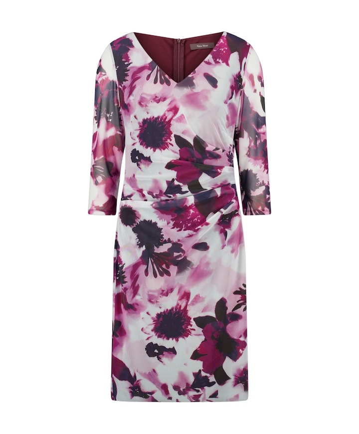 Dames jurk bordeaux