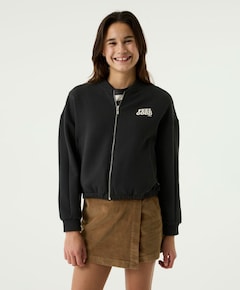 Meisjes vest grijs