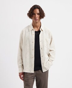 Heren overshirt ecru