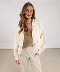 Dames jas ecru