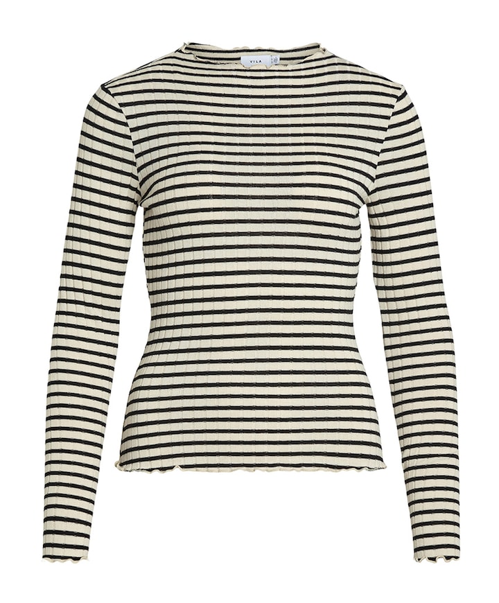 Dames longsleeve ecru