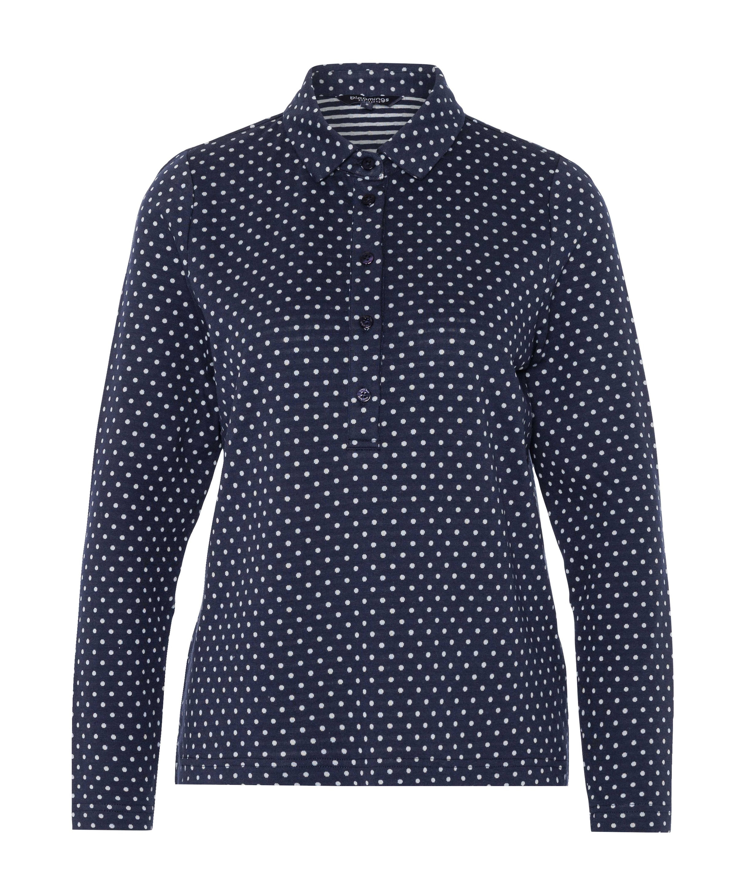 Dames polo blauw