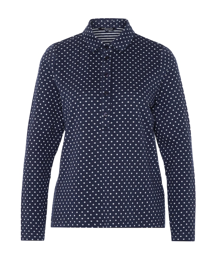 Dames polo blauw