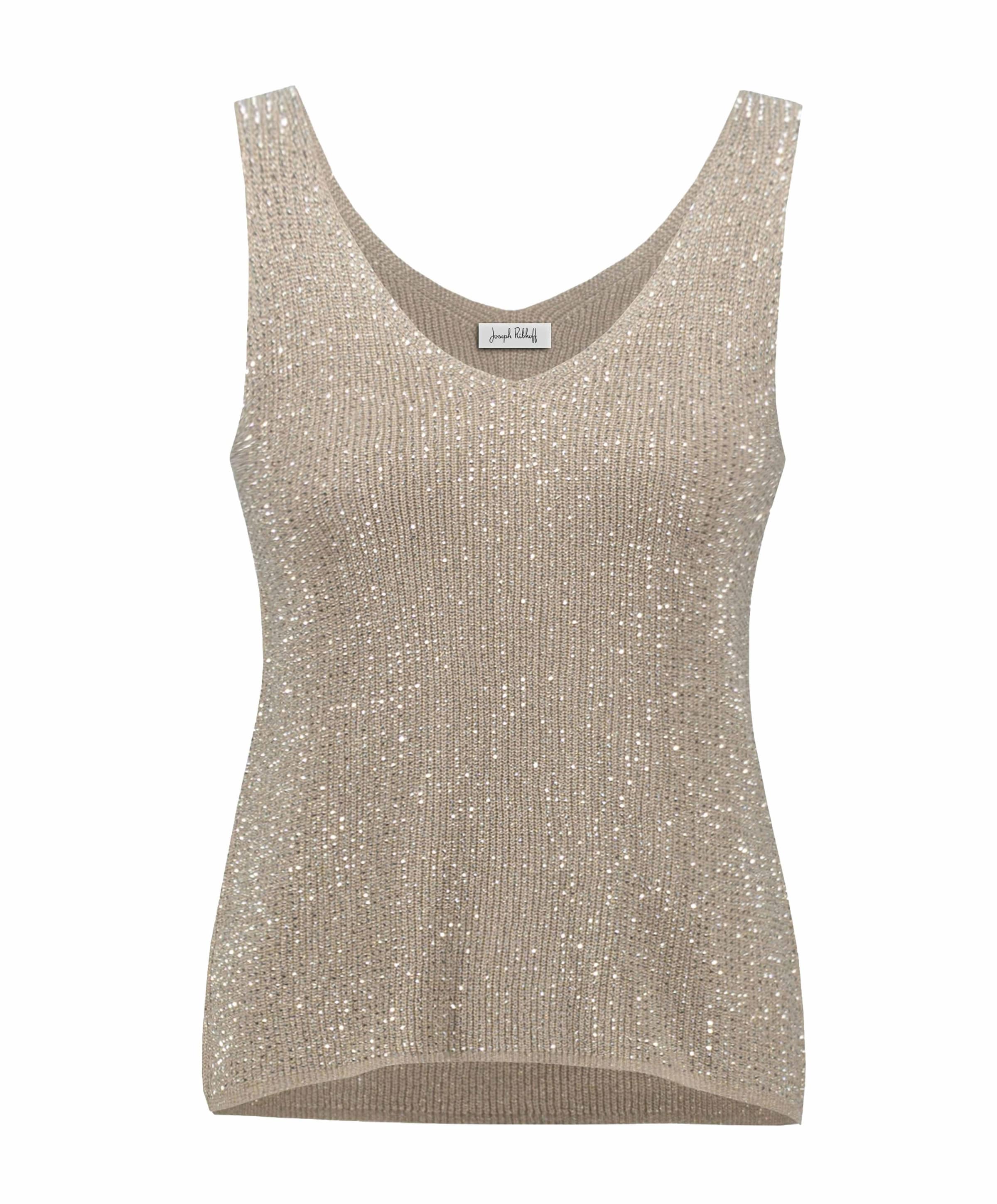 Dames top beige