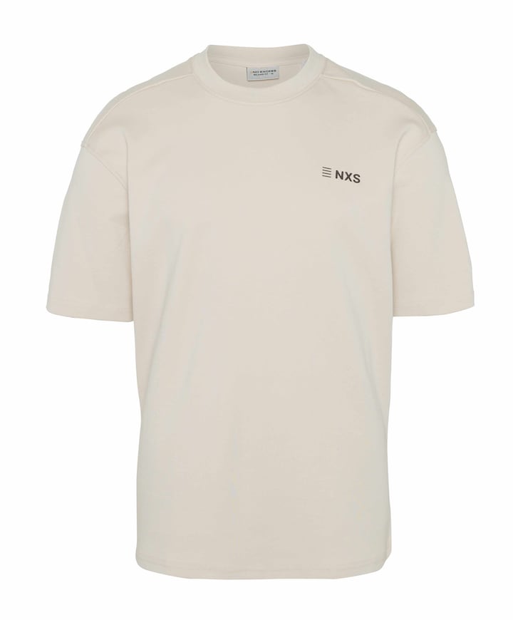 Heren T-shirt beige