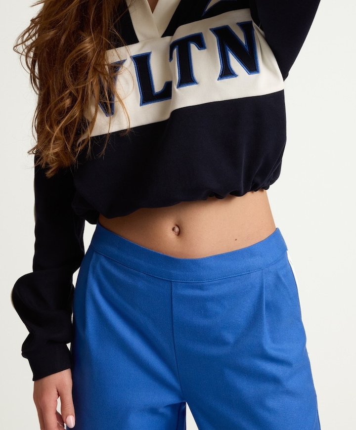 meisjes pantalon blauw