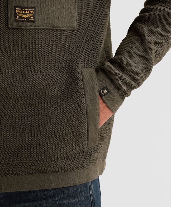 Heren overshirt groen