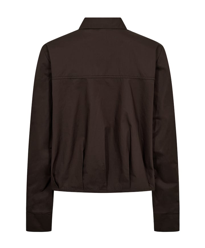 Dames blouse bruin
