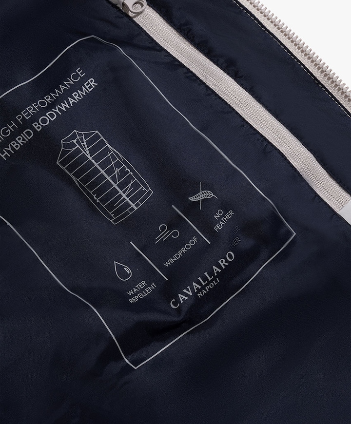 Heren bodywarmer beige