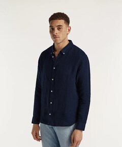Heren overshirt blauw