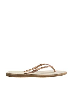 HAV. SLIM POINT dames slippers goud